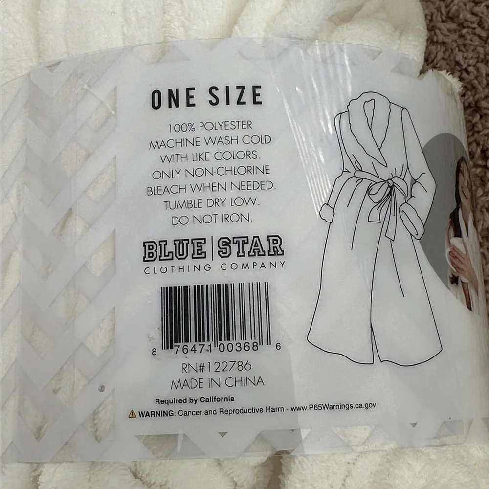 Cozy Embrace Plush Robe by Blue Star Company.